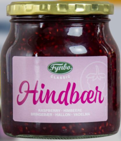 Fynbo Himbeermarmelade 550 g Glas