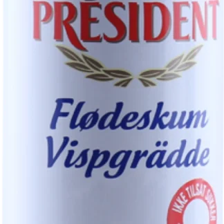 FLØDESKUM PÅ DÅSE