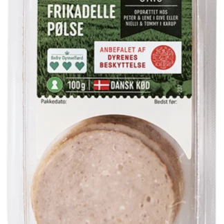 FRIKADELLEPØLSE I SKIVER