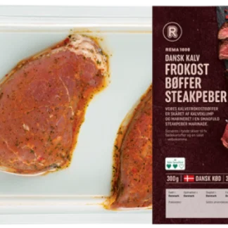 FROKOSTBØFFER M/STEAKPEBER
