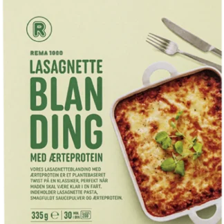 LASAGNETTE M/ÆRTEPROTEIN