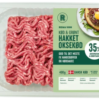 HK. OKSEKØD, 35% GRØNT