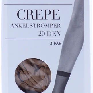 CREPE ANKELSTRØMPER