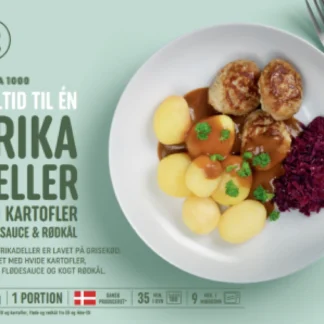 FRIKADELLER M. RØDKÅL