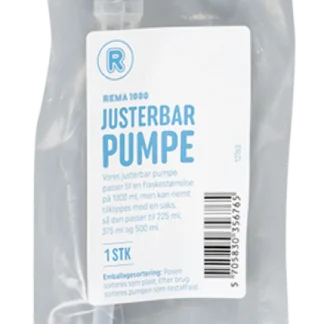 JUSTERBAR PUMPE